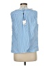 H By Halston Blue Sleeveless Blouse Size M - photo 2