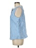 H By Halston Blue Sleeveless Blouse Size M - photo 5
