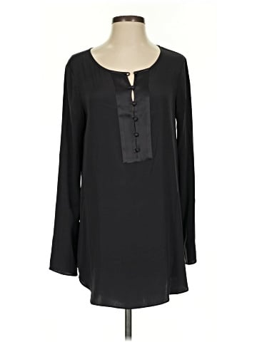 Calypso St. Barth Long Sleeve Silk Top (view 1)