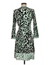 BCBGMAXAZRIA Print Green Casual Dress Size M - photo 2