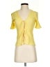 Zara Yellow Short Sleeve Top Size S - photo 1