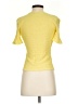 Zara Yellow Short Sleeve Top Size S - photo 2