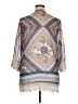 Rewind 100% Polyester Gray Kimono Size XL - photo 2