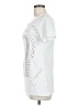 MONORENO 100% Cotton White Short Sleeve Top Size M - photo 5