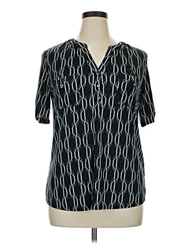 Perseption Concept Short Sleeve Blouse (view 1)