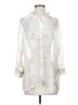 Chico's 100% Polyester Paisley Ivory 3/4 Sleeve Blouse Size S - photo 1
