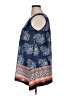Weekend Suzanne Betro Blue Sleeveless Blouse Size XL - photo 5
