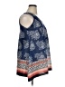 Weekend Suzanne Betro Blue Sleeveless Blouse Size XL - photo 4
