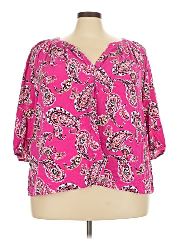 Crown & Ivy 3/4 Sleeve T-Shirt (view 1)