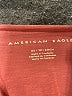 American Eagle Outfitters Solid Maroon Burgundy Short Sleeve Top Size XS - photo 7