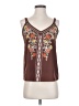 Shein 100% Polyester Brown Tank Top Size S - photo 1