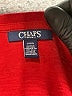 Chaps 100% Cotton Red Long Sleeve Henley Size L - photo 7