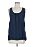 Karlie 100% Polyester Blue Sleeveless Blouse Size M - photo 1