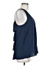 Karlie 100% Polyester Blue Sleeveless Blouse Size M - photo 4