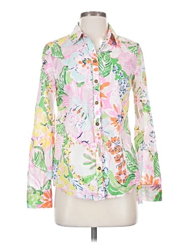 Lilly Pulitzer For Target Long Sleeve Blouse - front