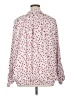 Unbranded Hearts Ivory Burgundy Long Sleeve Blouse Size 16 - photo 2