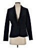Express Solid Blue Black Blazer Size 4 - photo 1