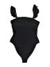 Old Navy Solid Black One Piece Swimsuit Size S - photo 2