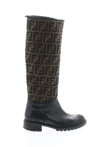 Fendi Zucca Riding Boots (view 1)