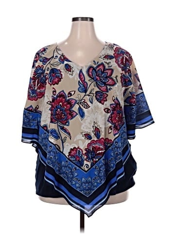 Ruby Rd. 3/4 Sleeve Blouse (view 1)