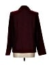 Studio C 100% Polyester Houndstooth Burgundy Blazer Size 12 - photo 2