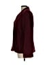 Studio C 100% Polyester Houndstooth Burgundy Blazer Size 12 - photo 5