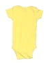 Gerber Graphic Yellow Short Sleeve Onesie Size 0-3 mo - photo 2