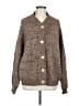 Wol Hide Tweed Brown Wool Cardigan Size Med - Lg - photo 1