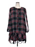 Draper James 100% Polyester Plaid Black Casual Dress Size XXL - photo 1