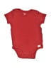 Gerber 100% Cotton Solid Red Short Sleeve Onesie Size 0-3 mo - photo 1