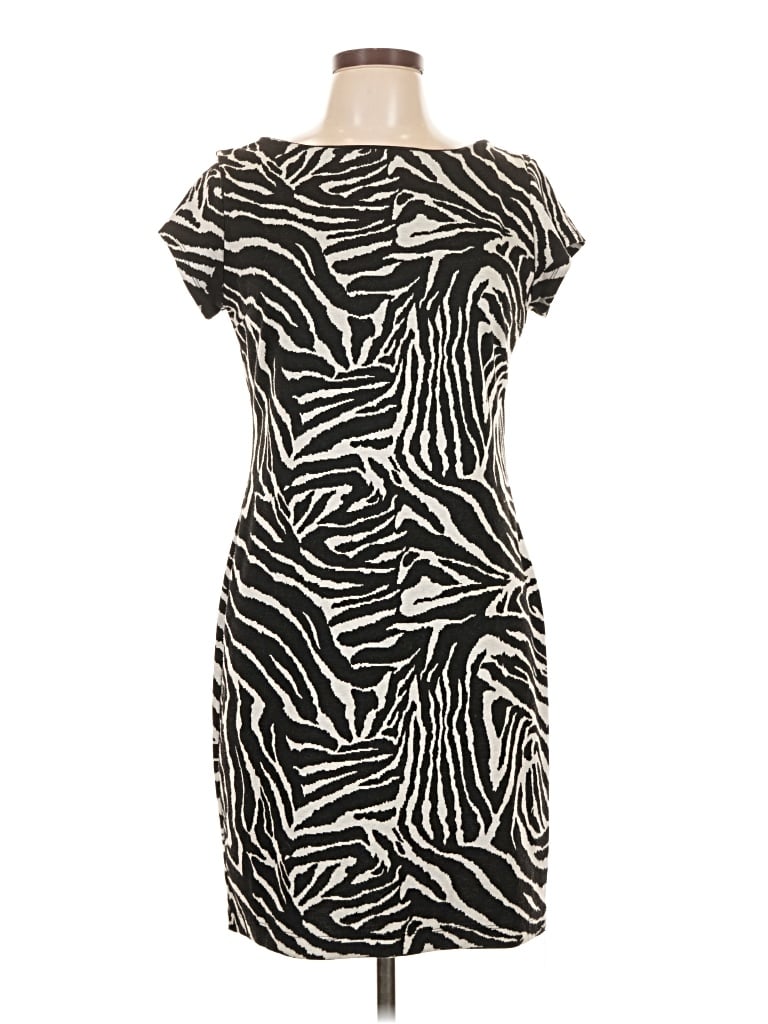 Pre-owned Cato Short Sleeve Top Black Strapless Neckline Tops