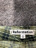 Reformation Plaid Green Casual Pants Size 2 - photo 7