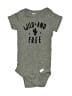 Gerber 100% Cotton Graphic Gray Short Sleeve Onesie Size 0-3 mo - photo 1