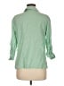 J.Crew Green 3/4 Sleeve Button-Down Shirt Size 6 - photo 2