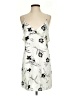 Alice + Olivia 100% Polyester Graphic Ivory Casual Dress Size S - photo 1