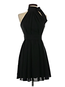 halter dress elegant Elegant Halter Charcoal Satin Maxi Dress Open Back Tie-Up M / Charcoal main image 1