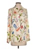 Zara Floral Ivory Long Sleeve Blouse Size XS - photo 1