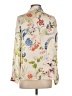 Zara Floral Ivory Long Sleeve Blouse Size XS - photo 2