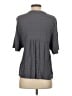 Knox Rose Gray Short Sleeve Blouse Size XS - photo 2