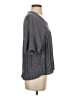 Knox Rose Gray Short Sleeve Blouse Size XS - photo 4