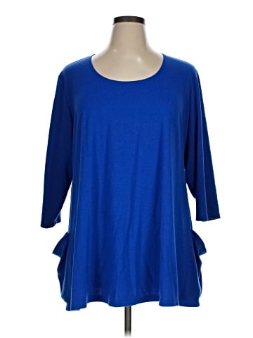 Susan Graver 3/4 Sleeve T-Shirt (view 1)