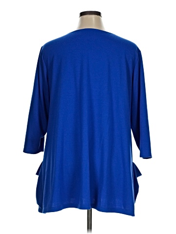 Susan Graver 3/4 Sleeve T-Shirt (view 2)
