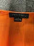 Sanctuary 100% Rayon Orange Short Sleeve Blouse Size L - photo 7