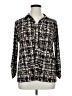 AK Anne Klein Tweed Black Long Sleeve Blouse Size XL - photo 1