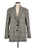 Zara Plaid Gray Blazer Size M - photo 1