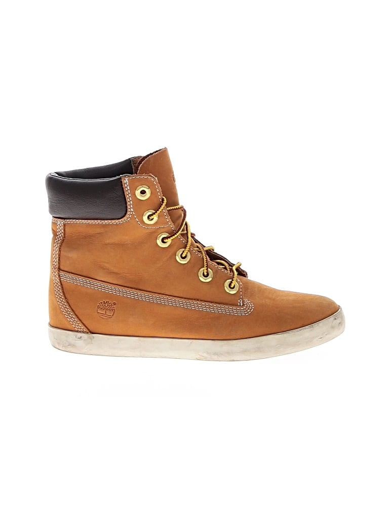 Pre-owned Timberland Sneakers In Brown