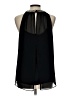 Jennifer Lopez 100% Polyester Black Sleeveless Blouse Size L - photo 2