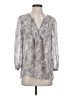 Joie Gray 3/4 Sleeve Blouse Size S - photo 1