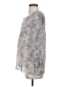 Joie Gray 3/4 Sleeve Blouse Size S - photo 5