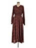 Shein Paisley Brown Casual Dress Size 12 - photo 1